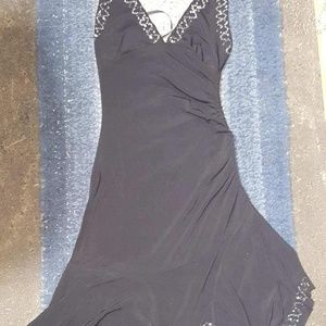 Black cocktail dress